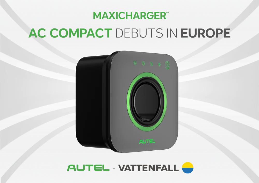 Autel Energy och Vattenfall inleder strategiskt partnerskap för att debutera MaxiCharger AC Compact i Europa, vilket banar väg för en revolution inom elbilsladdning